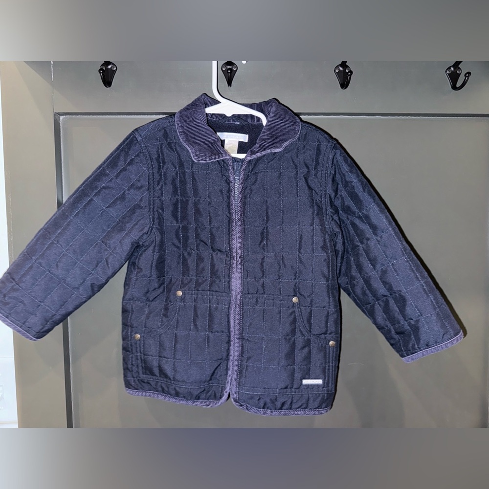 Janie and Jack Quilted Barn Coat